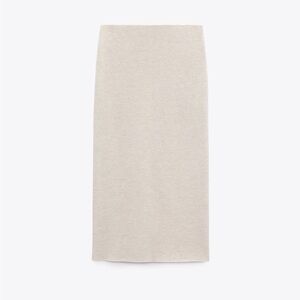 Zara Soft Midi Skirt